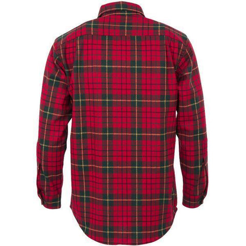 Classic Lodge Shirt in Red Tartan