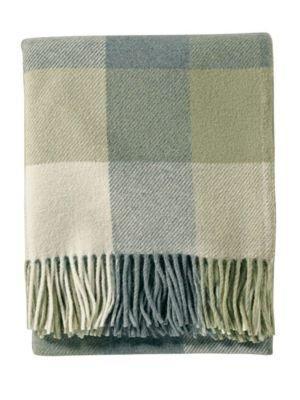 Eco-Wise Fringed Throw Blanket