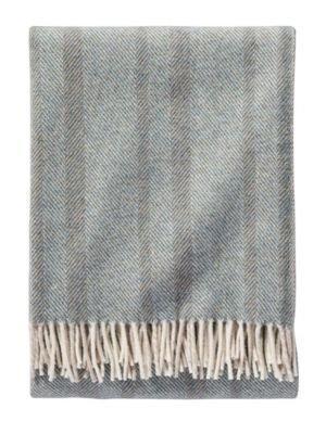 Eco-Wise Wool Herringbone Throw