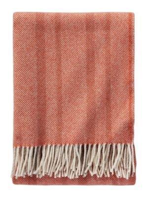 Eco-Wise Wool Herringbone Throw