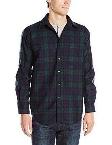 Classic Lodge Shirt in Black Watch Tartan