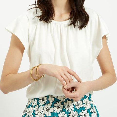 Bethany Bangle in Brass