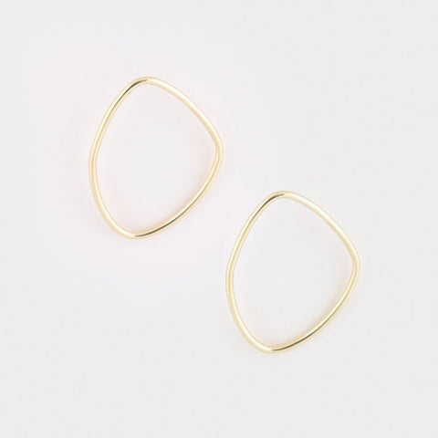 Petite Sabi Outline Studs