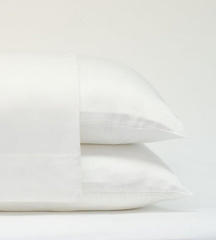 Classic Bamboo Pillowcase Set, White