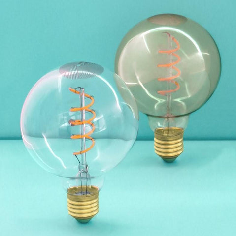 Whirly Wyatt LED Filament Light Bulb