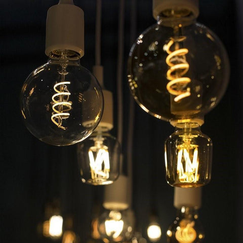 Whirly Wyatt LED Filament Light Bulb
