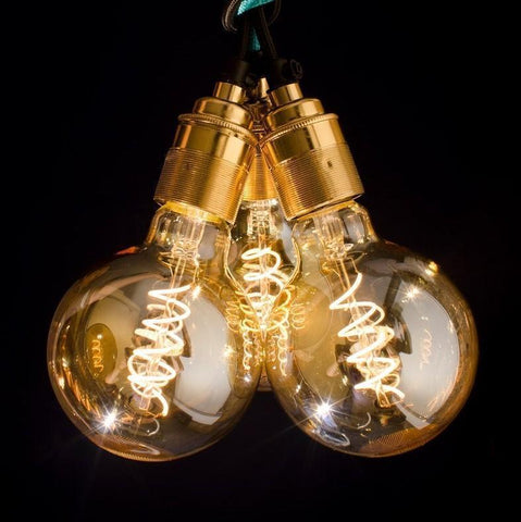 Whirly Wyatt LED Filament Light Bulb