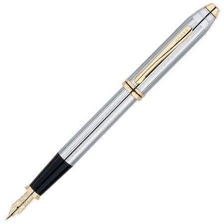 Townsend Lustrous Chrome Fountain Pen
