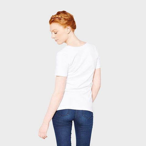Women's Relaxed Short Sleeve V Neck T-Shirt