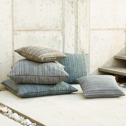 Handwoven Recycled Rubber Indoor/Outdoor Pillow Covers