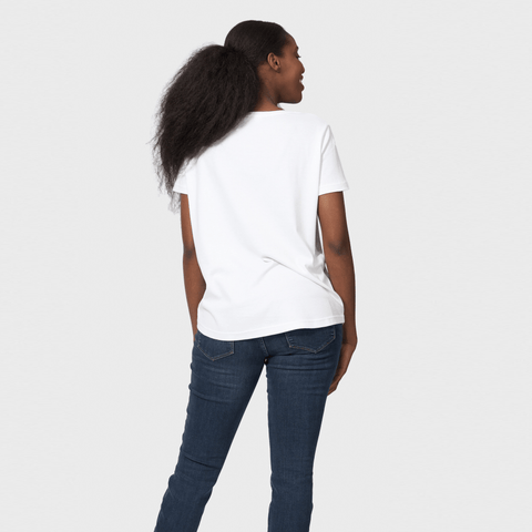 White T-Shirt Co Women‰۪s Loose Fit Scoop Neck T-shirt | BuyMeOnce.com